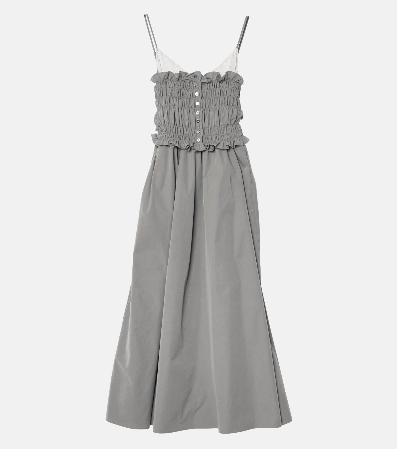 Shirred Bodice Cami Dress