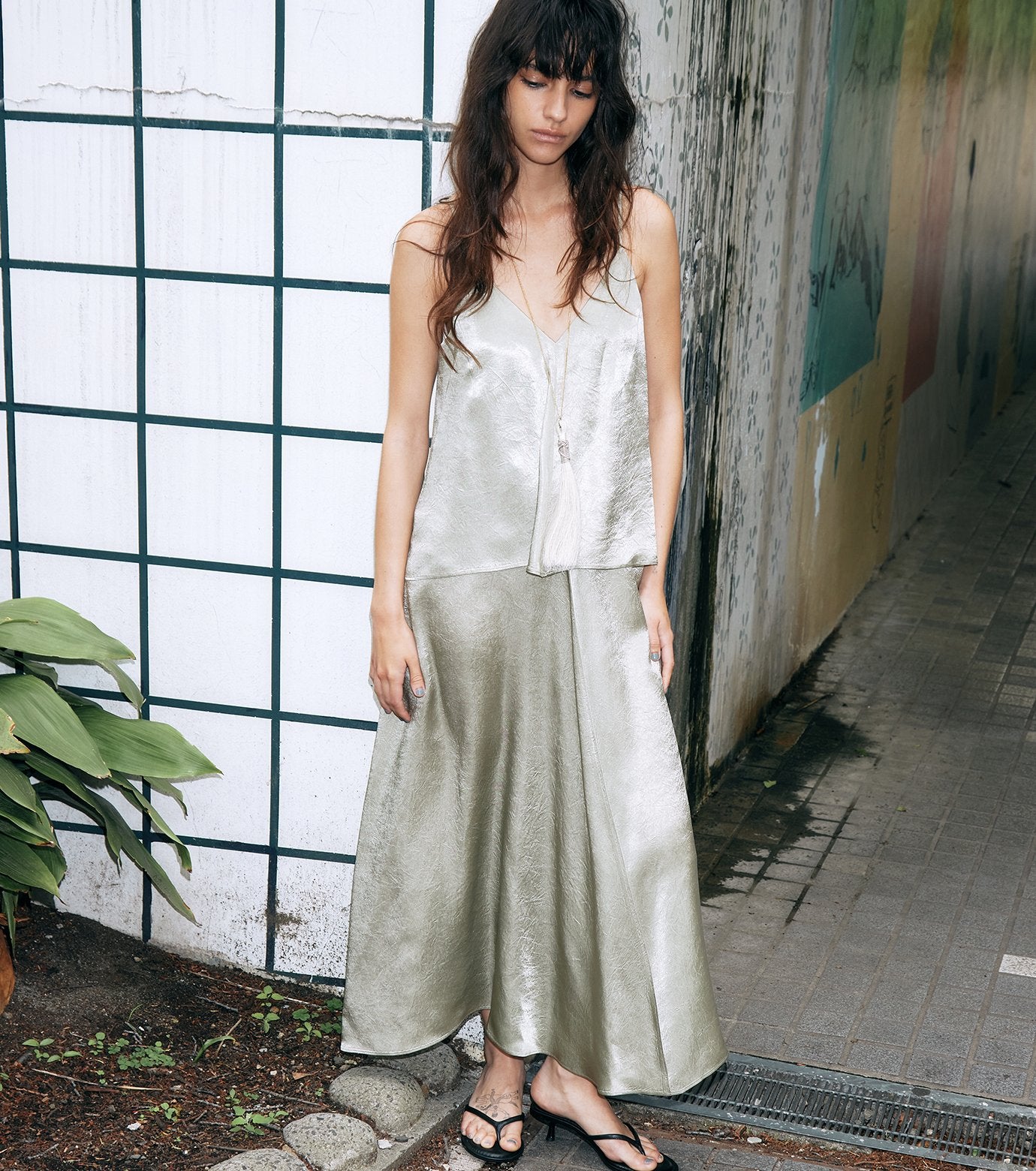 Satin Camisole Dress