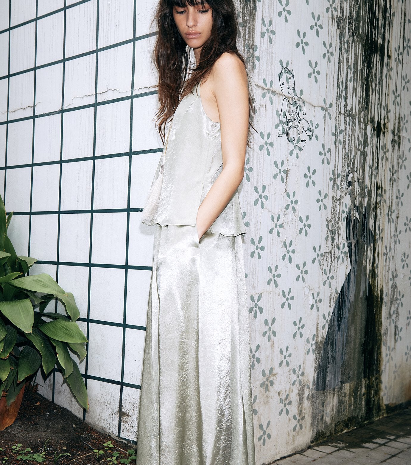 Satin Camisole Dress