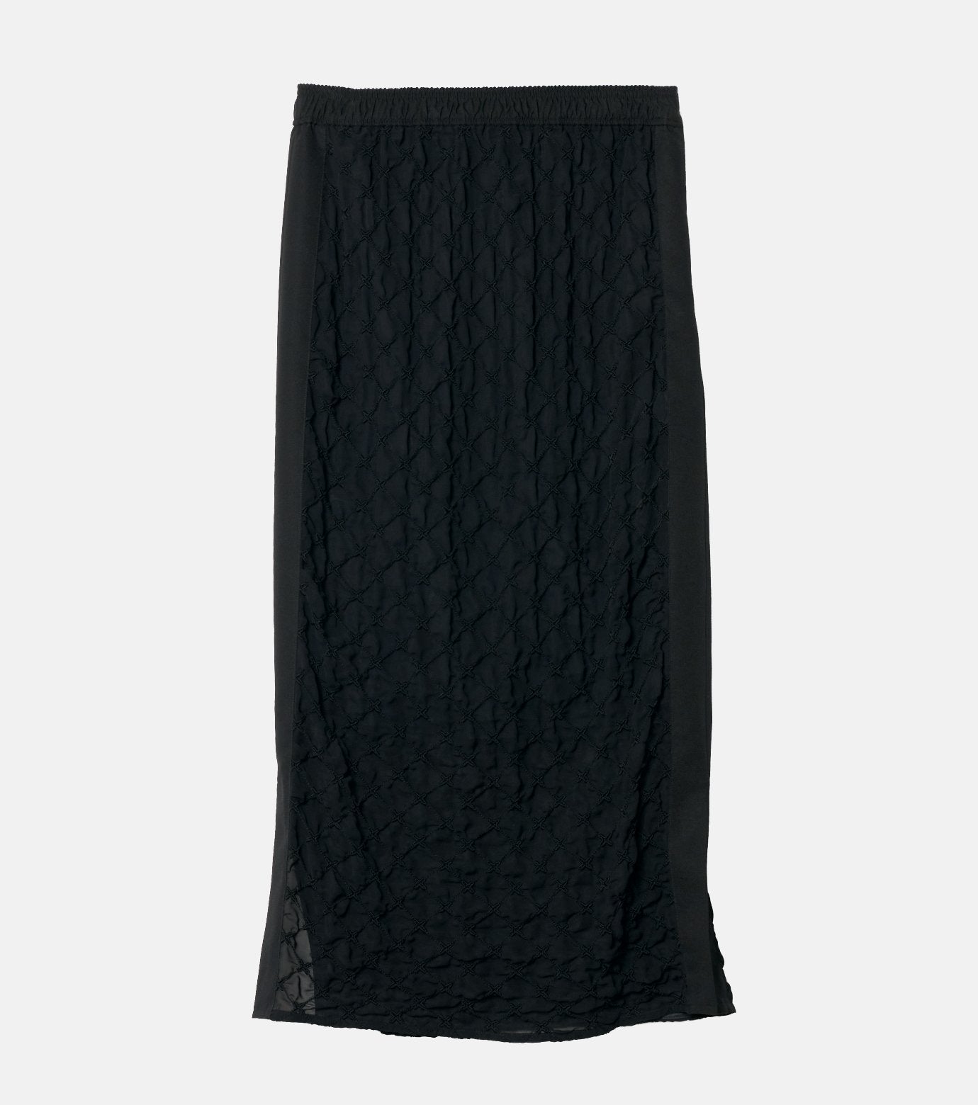 Chiffon Shrink Lace Pencil Skirt