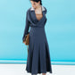 Pleated Skirt w/Sheer Detail