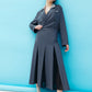 Pleated Skirt w/Sheer Detail