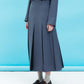 Pleated Skirt w/Sheer Detail