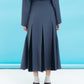 Pleated Skirt w/Sheer Detail