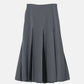 Pleated Skirt w/Sheer Detail