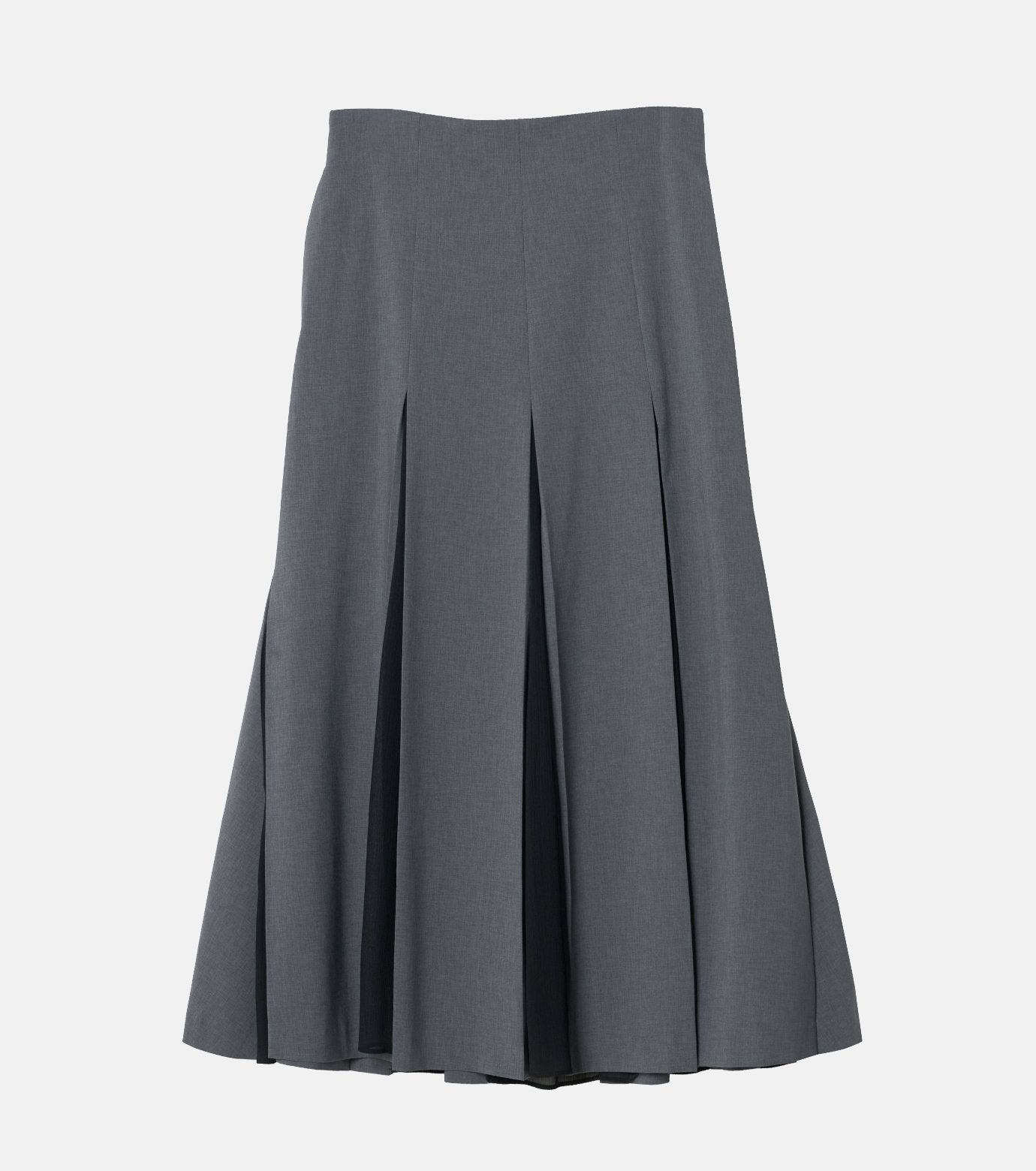 Pleated Skirt w/Sheer Detail
