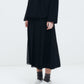 Pleated Skirt w/Sheer Detail