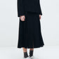 Pleated Skirt w/Sheer Detail