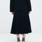 Pleated Skirt w/Sheer Detail