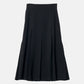 Pleated Skirt w/Sheer Detail