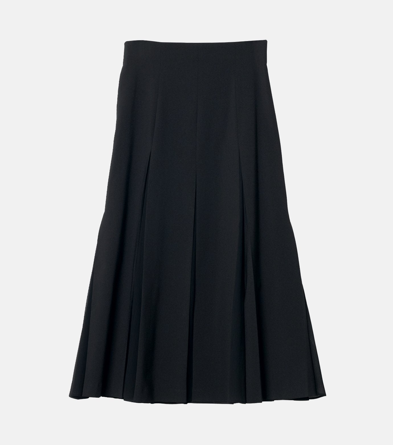 Pleated Skirt w/Sheer Detail