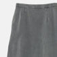 Washed Sweat Skirt Ruffle Hem
