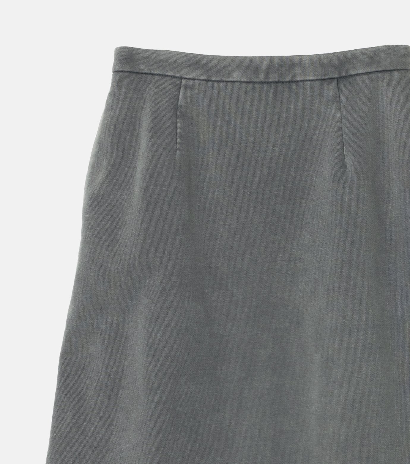 Washed Sweat Skirt Ruffle Hem