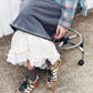 Washed Sweat Skirt Ruffle Hem