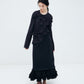 Washed Sweat Skirt Ruffle Hem