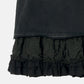 Washed Sweat Skirt Ruffle Hem