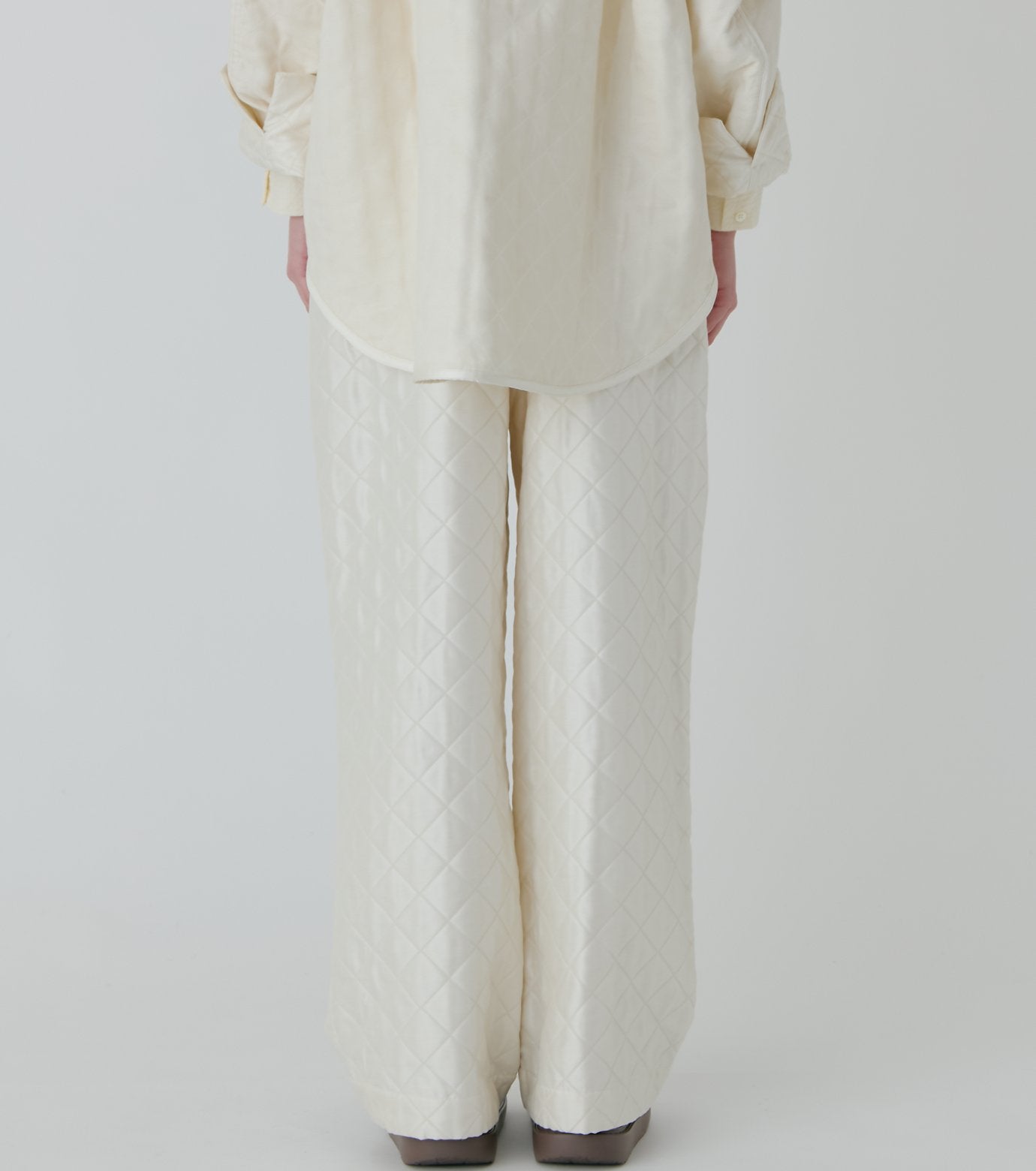 Shiny Quilted Lounge Pants