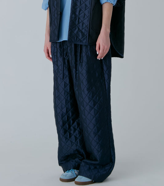 Shiny Quilted Lounge Pants