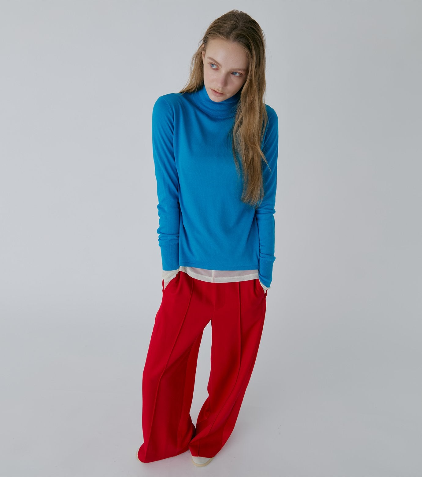 Contrast Panel Trousers