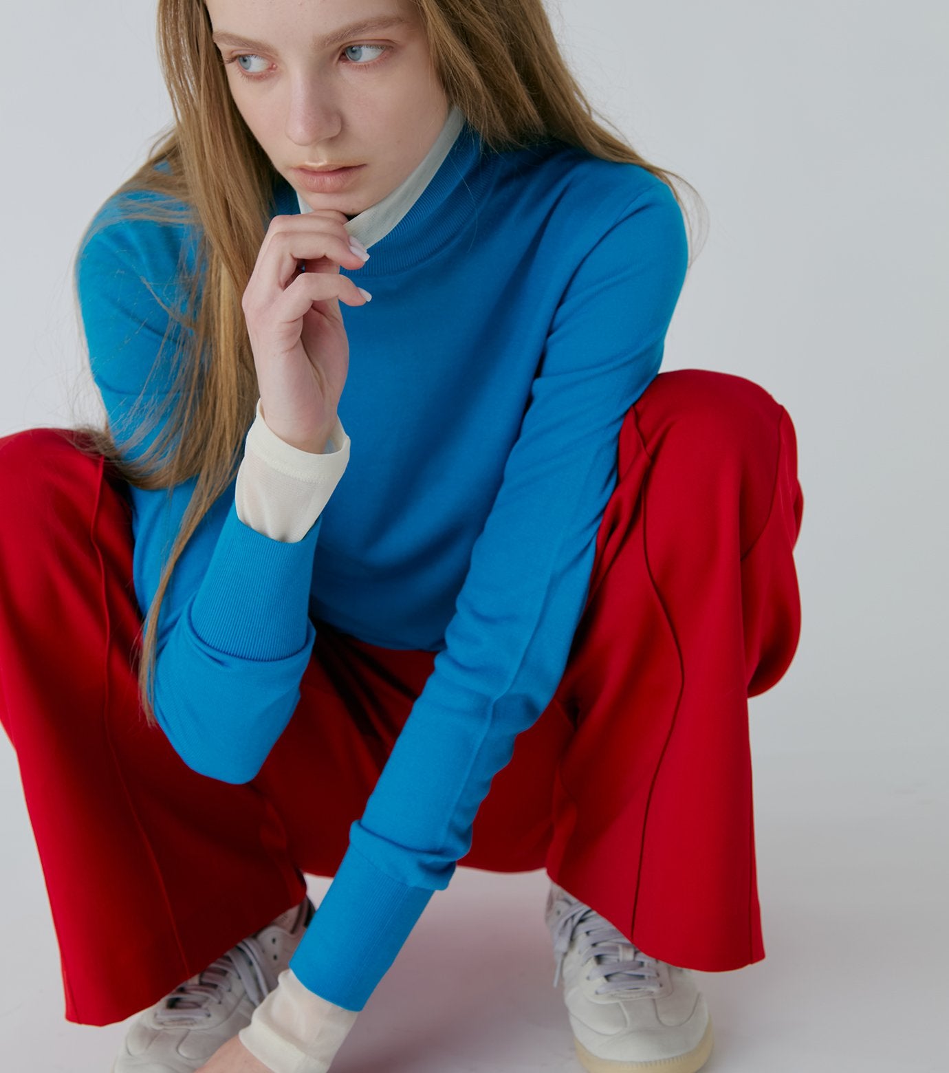 Contrast Panel Trousers