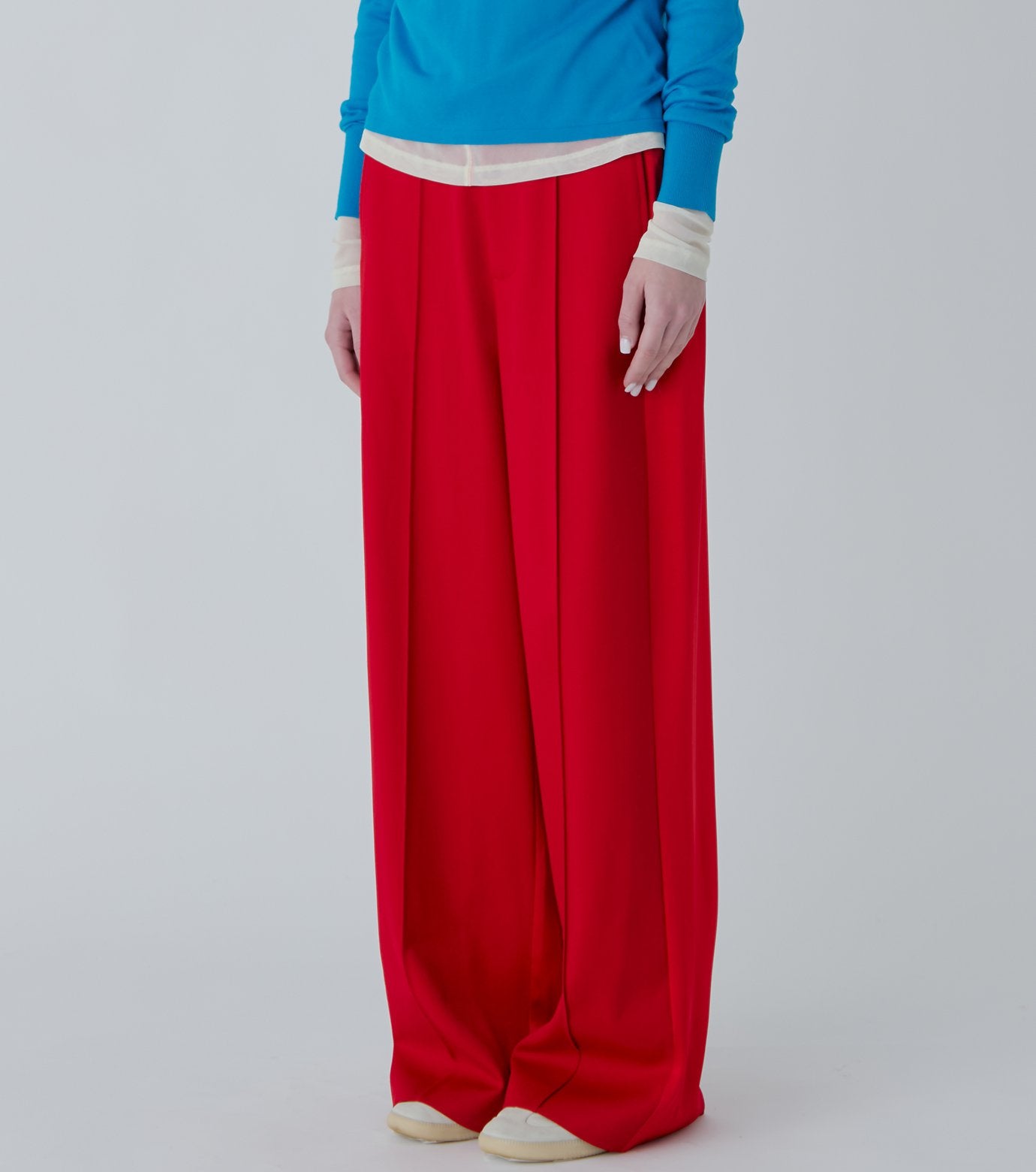 Contrast Panel Trousers