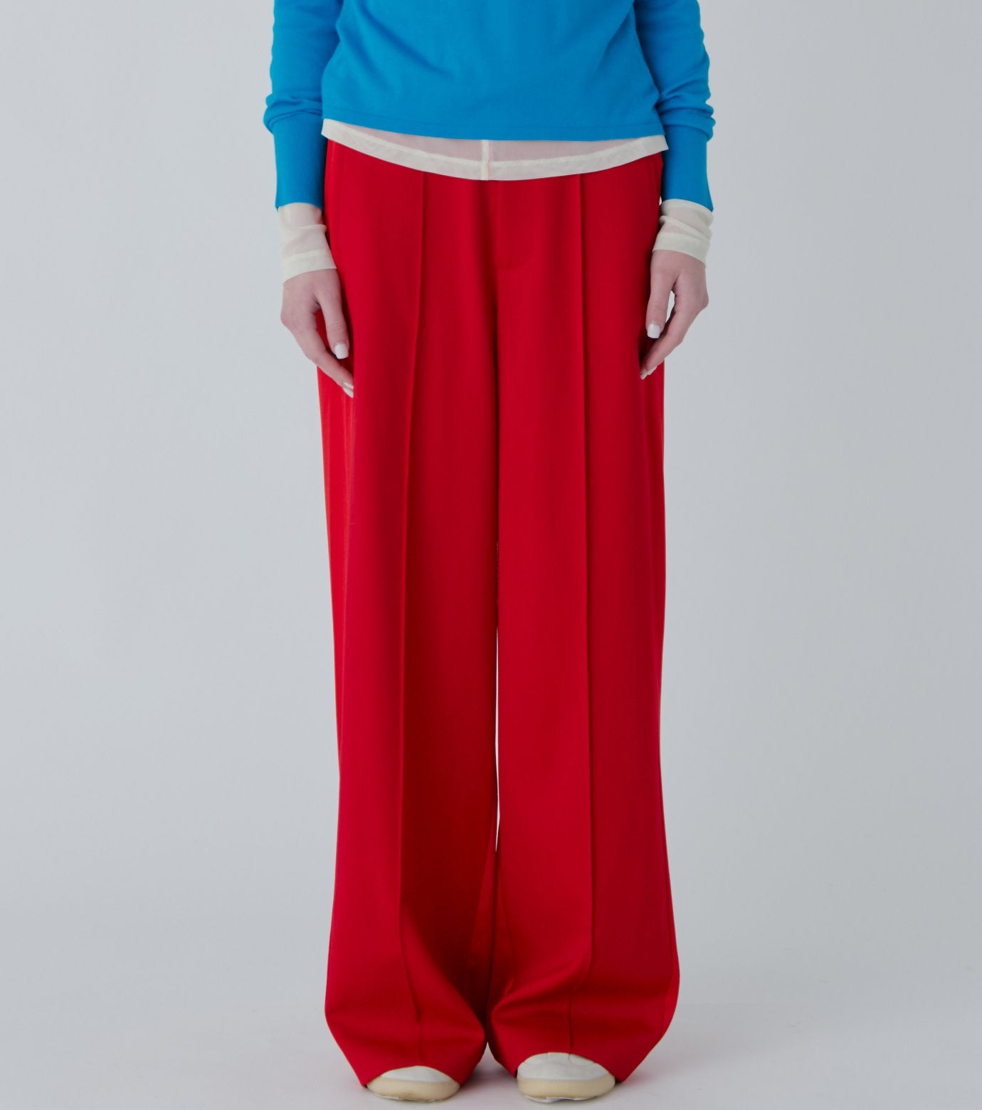 Contrast Panel Trousers