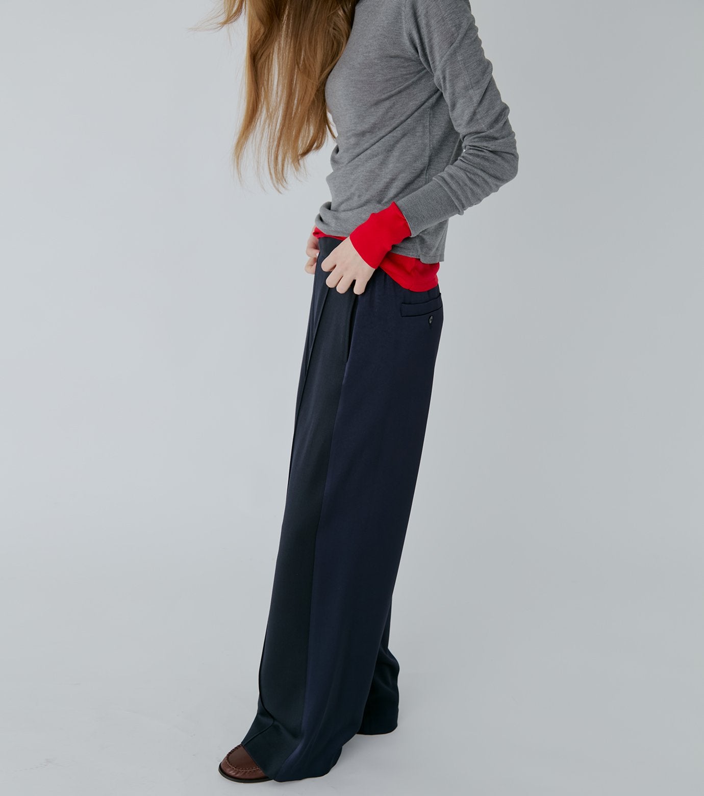 Contrast Panel Trousers