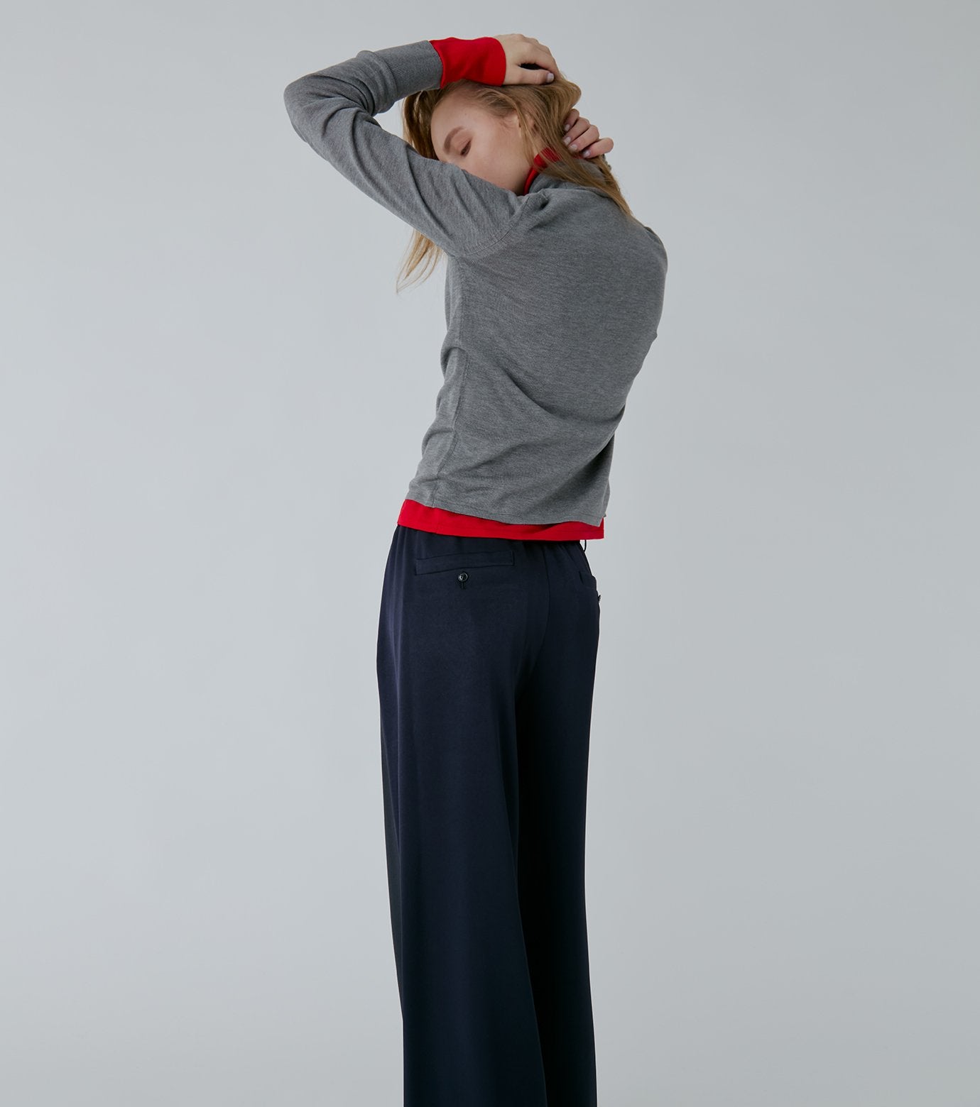 Contrast Panel Trousers