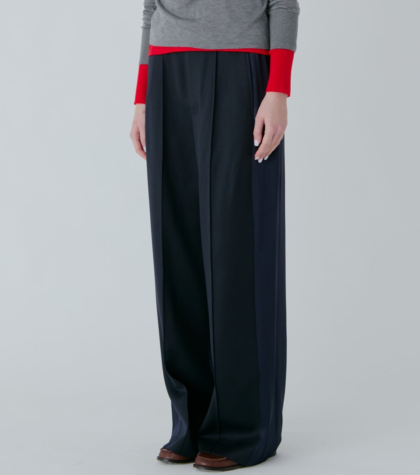 Contrast Panel Trousers