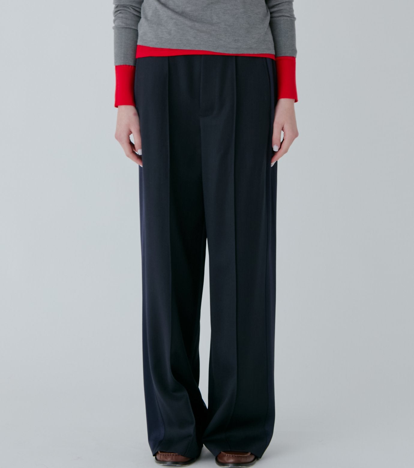 Contrast Panel Trousers
