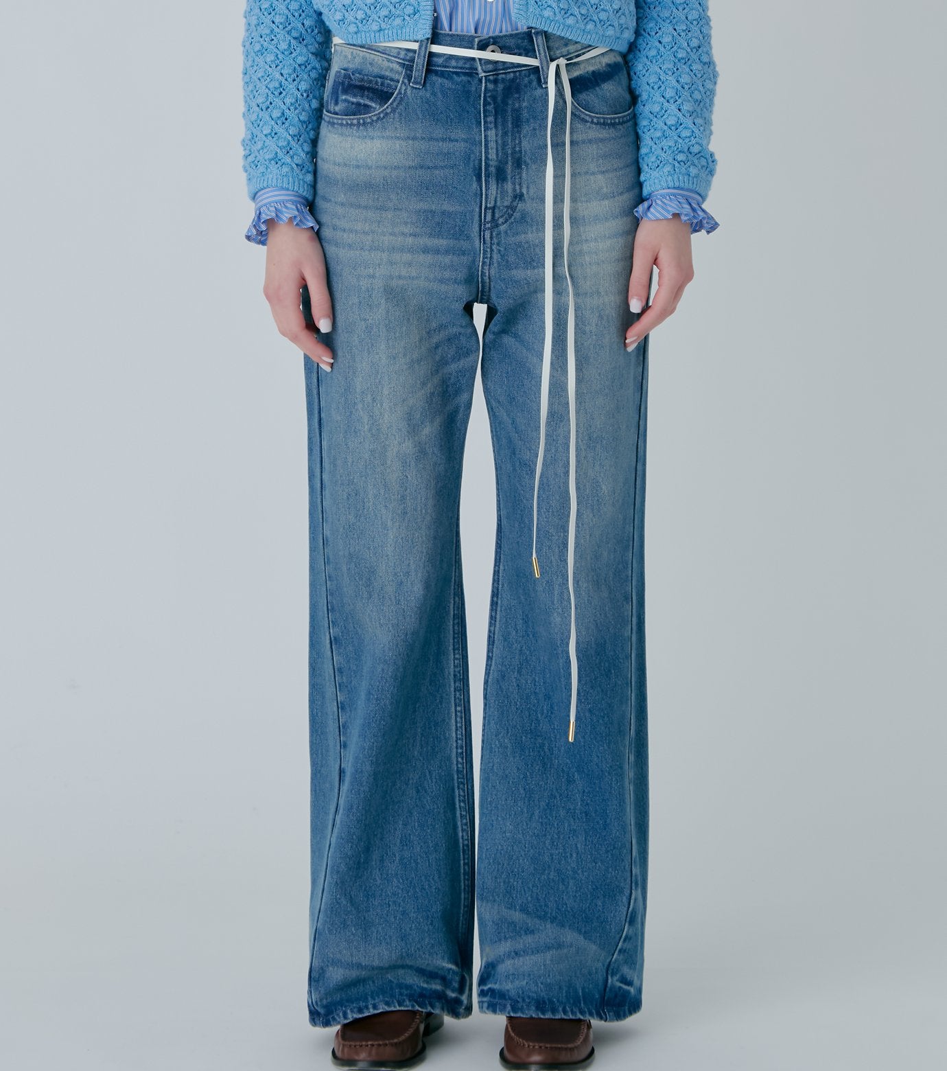 Mid-Rise Bootcut Jeans