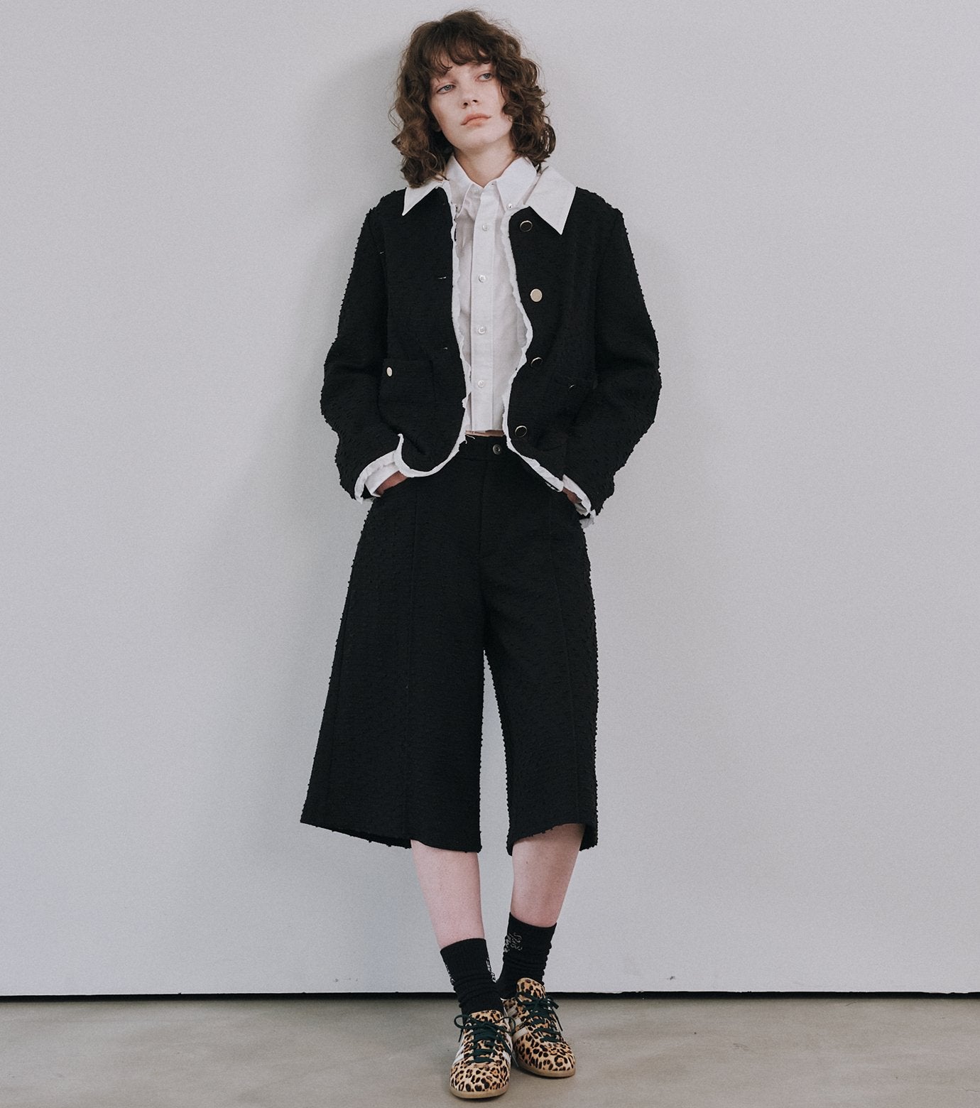 Tweed Bermuda Shorts