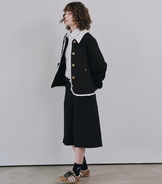 Tweed Bermuda Shorts