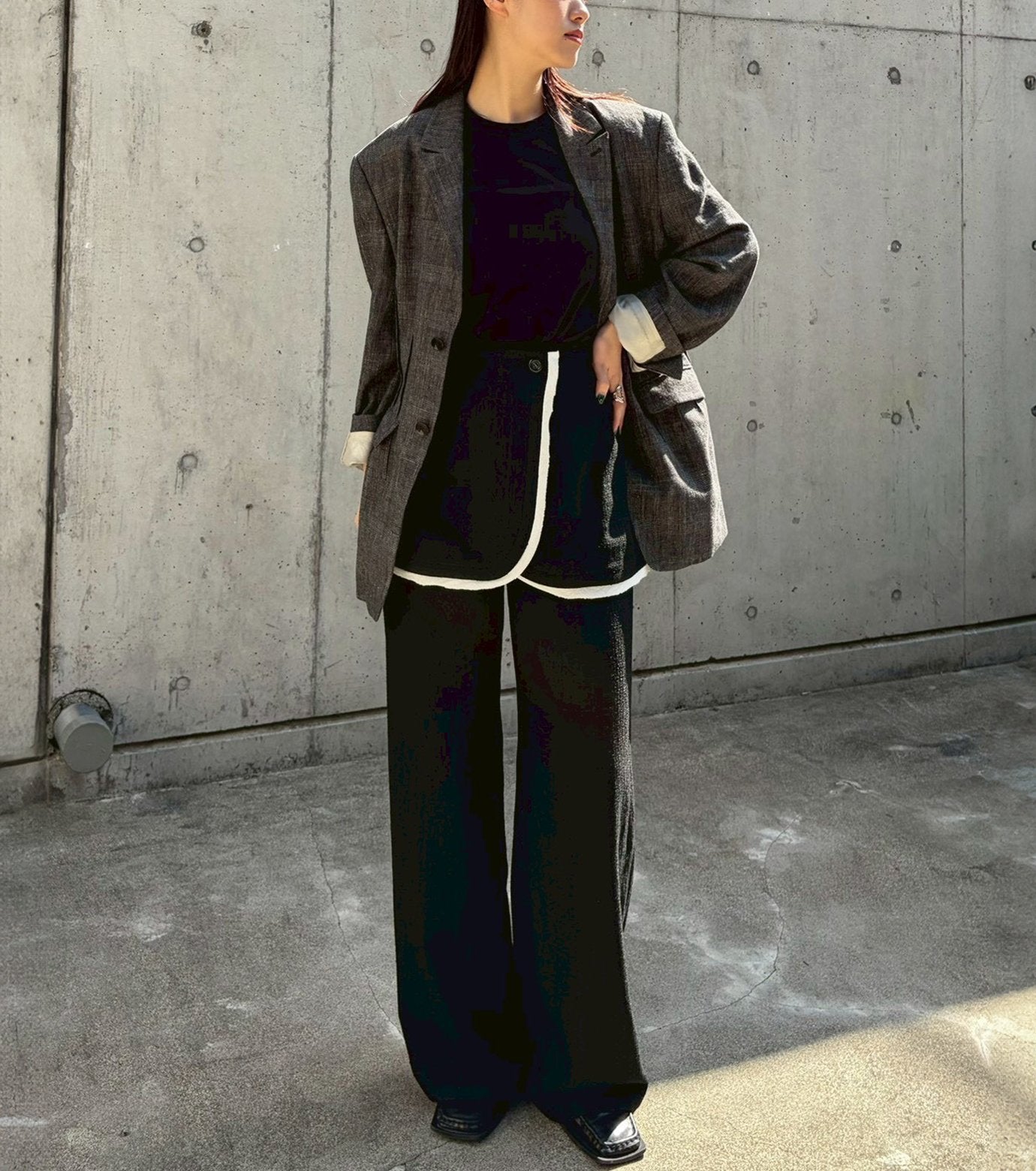 Multi Way Tweed Pants