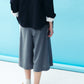 Pleated Half Pants