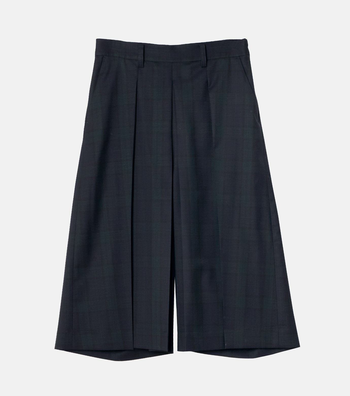 Pleated Half Pants