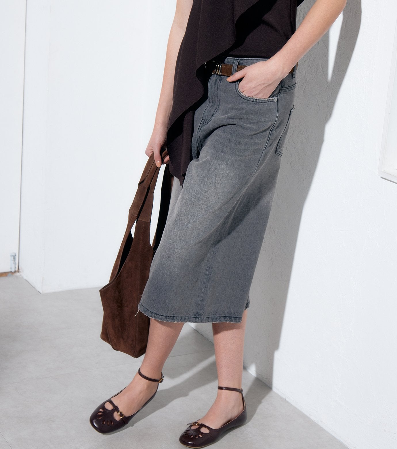 Denim Half Pants