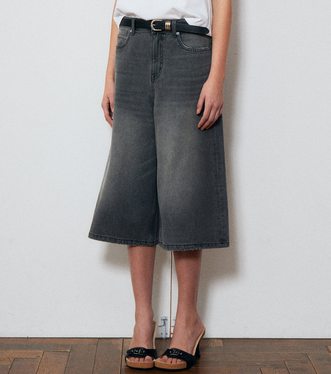 Denim Half Pants