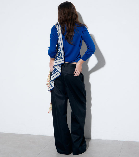 Gloss-Finish Chinos