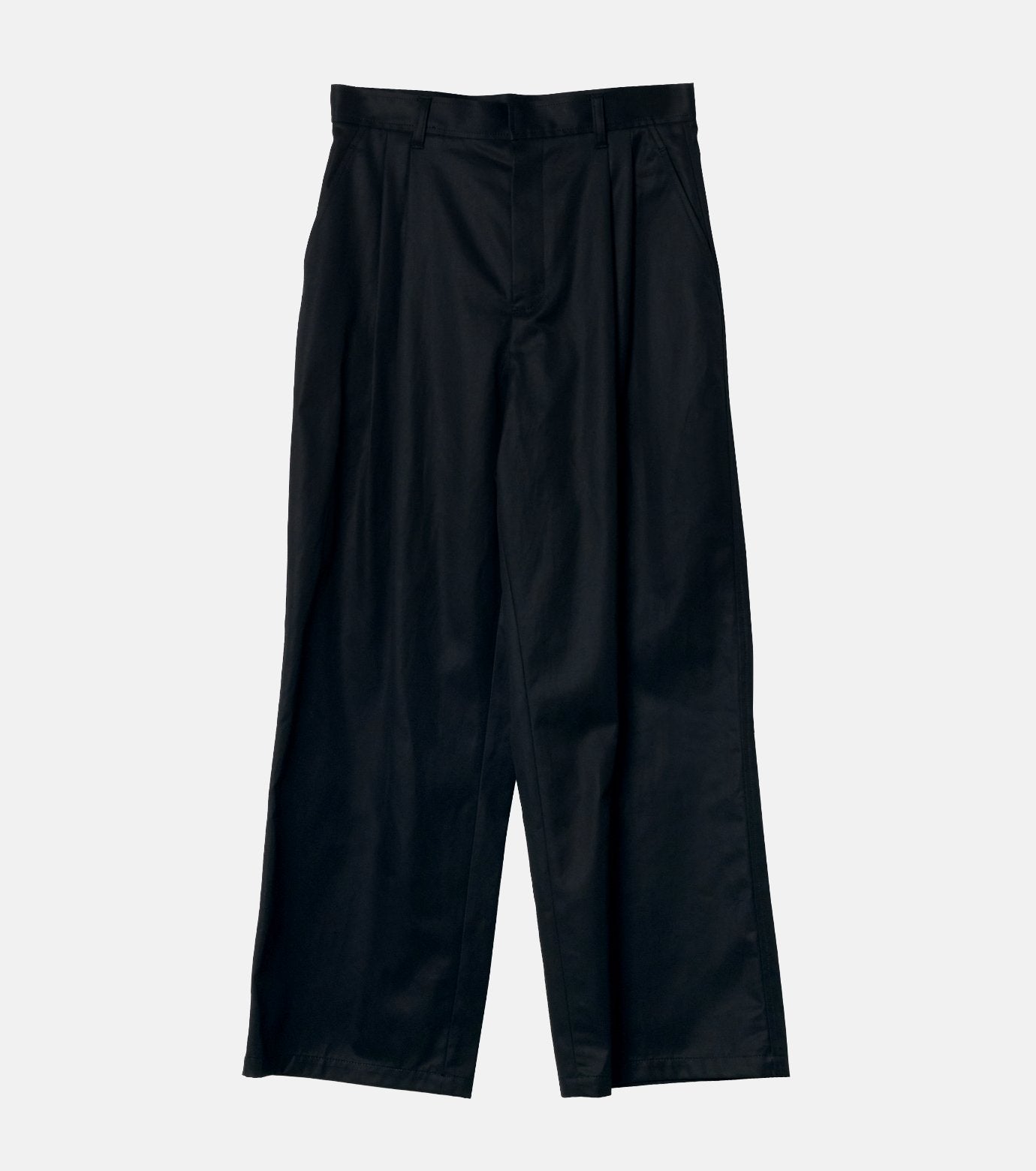 Gloss-Finish Chinos