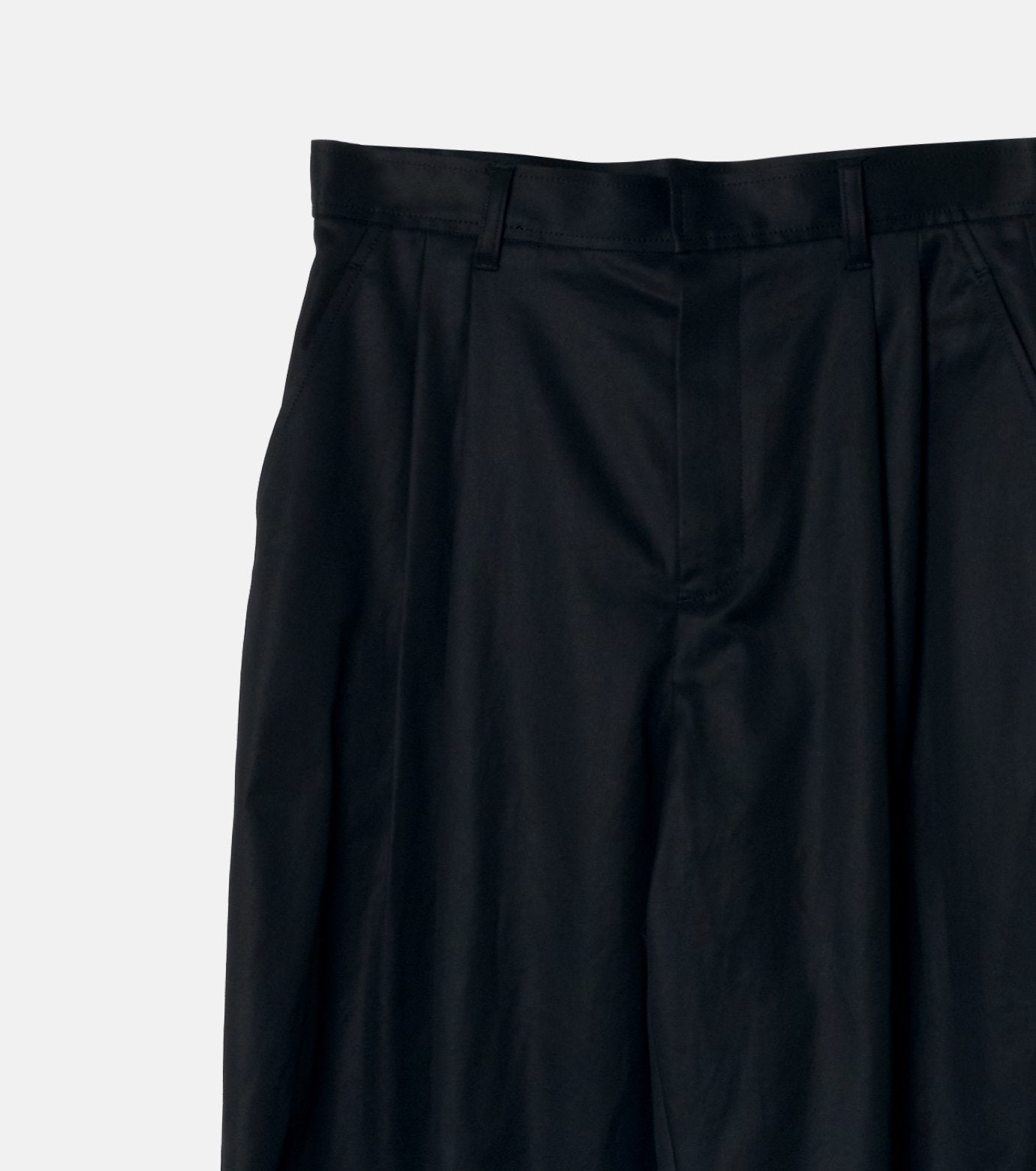 Gloss-Finish Chinos