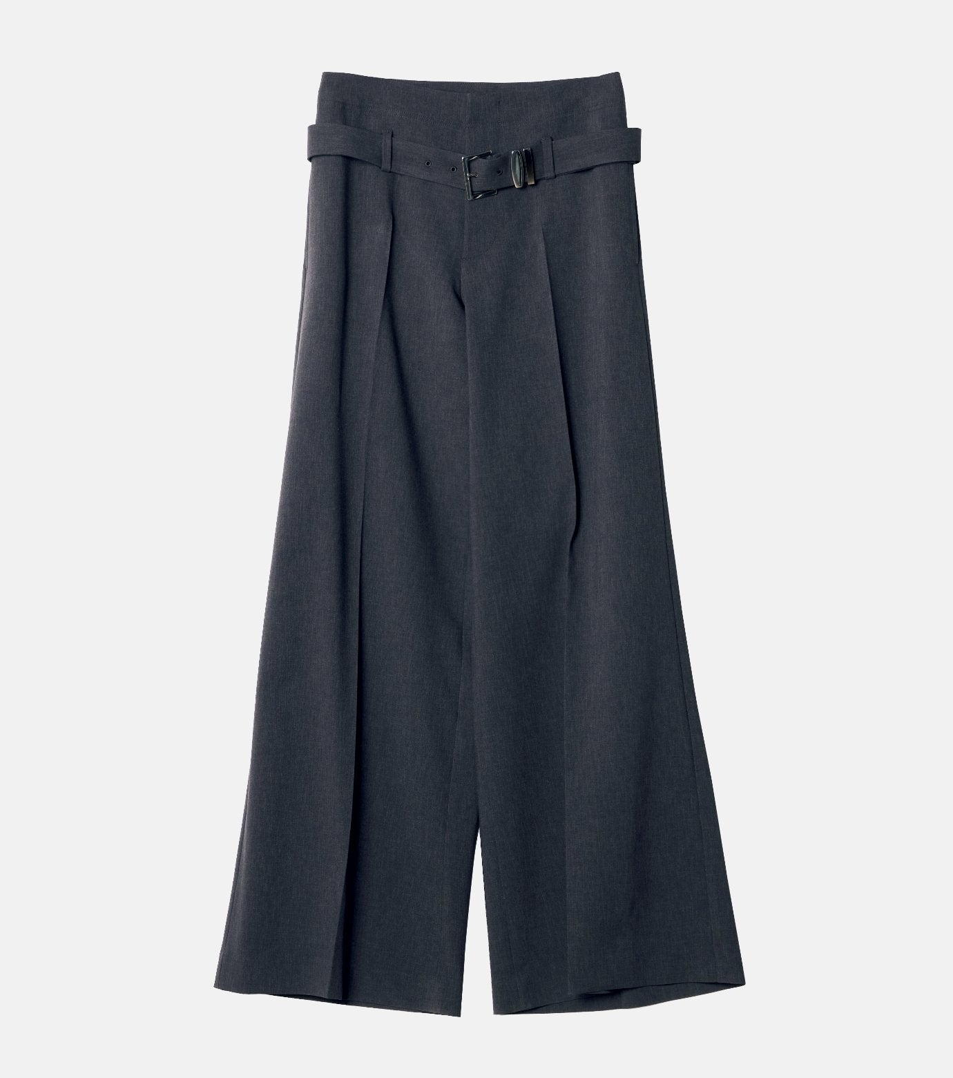 Low-Rise Trousers w/Belt
