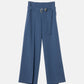 Low-Rise Trousers w/Belt