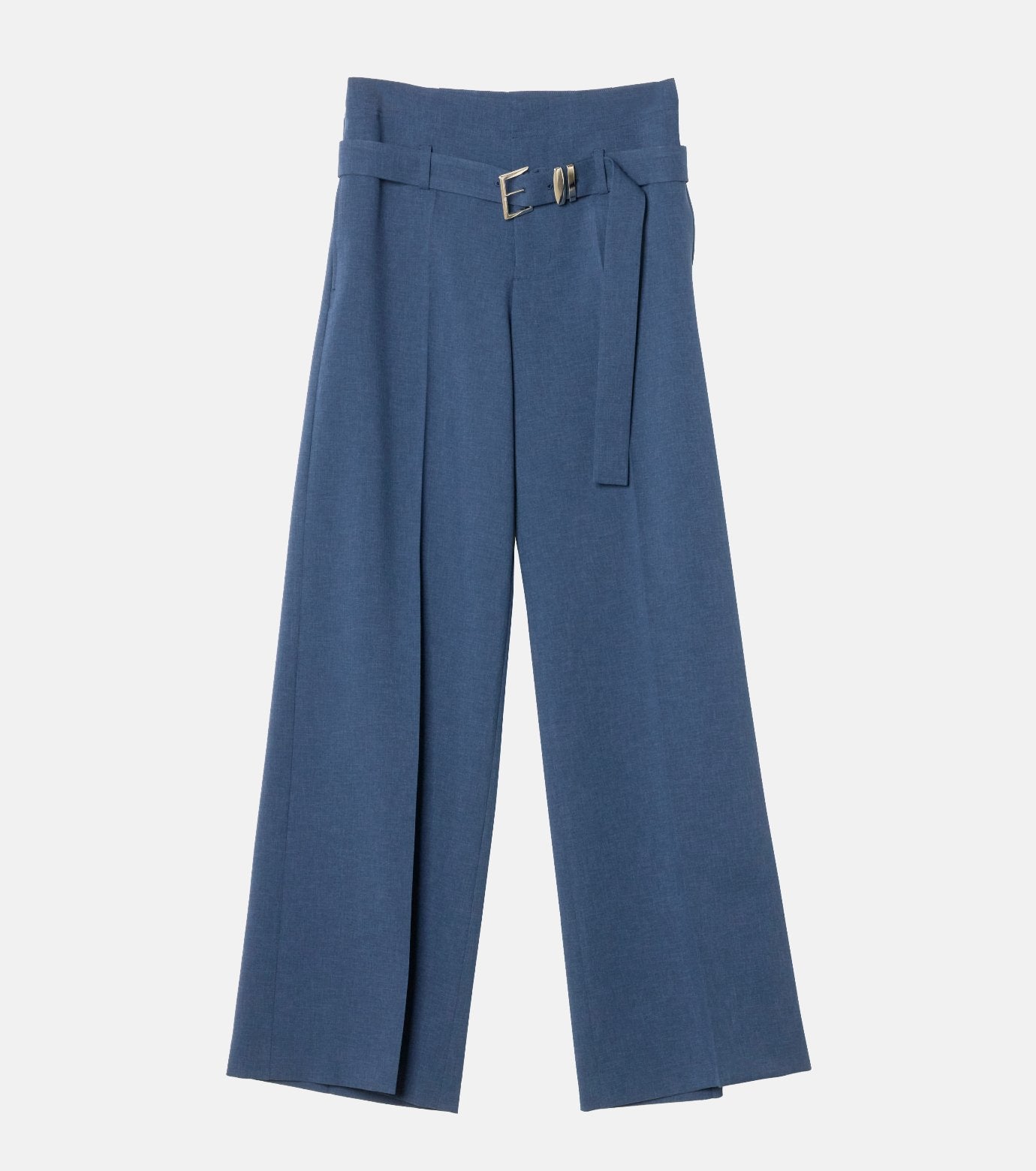 Low-Rise Trousers w/Belt