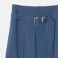 Low-Rise Trousers w/Belt