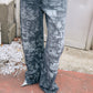 Wallpaper Print Barrel Jeans