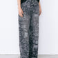 Wallpaper Print Barrel Jeans