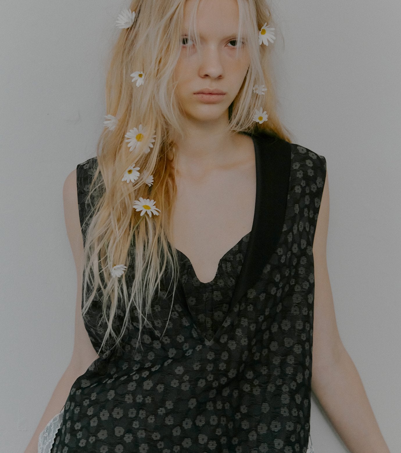 Floral Jacquard Bra Top