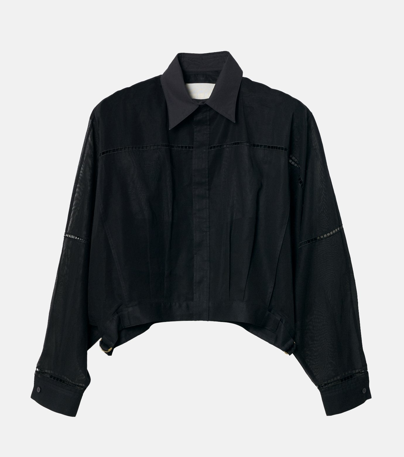 Sheer Shirt Blouson
