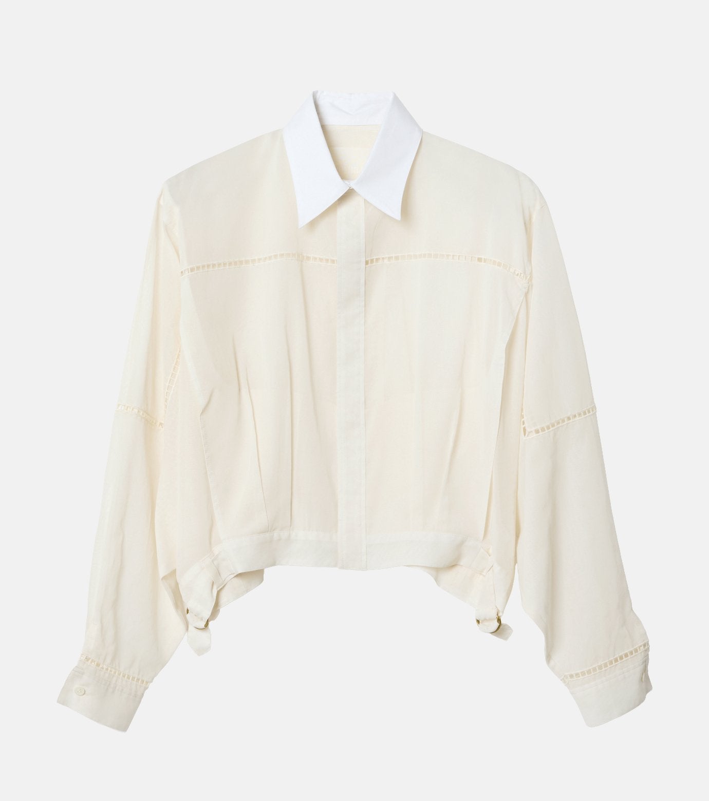 Sheer Shirt Blouson